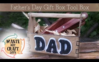 Caja de regalo para el Día del Padre Caja de herramientas de cartón