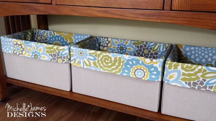 s 10 fun space saving hacks to keep you clutter free, Switch That Diaper Box Into Pretty Storage