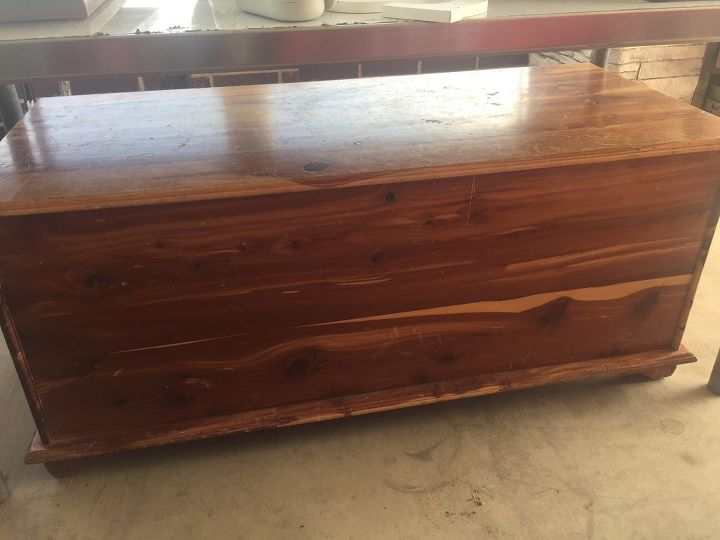 q i need to bring this cedar chest back to life please help