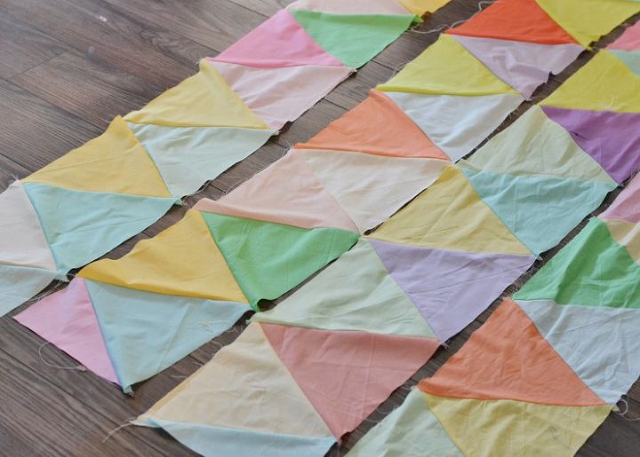 how to make a triangle quilt