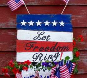 31 unusual flag ideas that actually look amazing, Build A Planter In The Star Spangled Banner