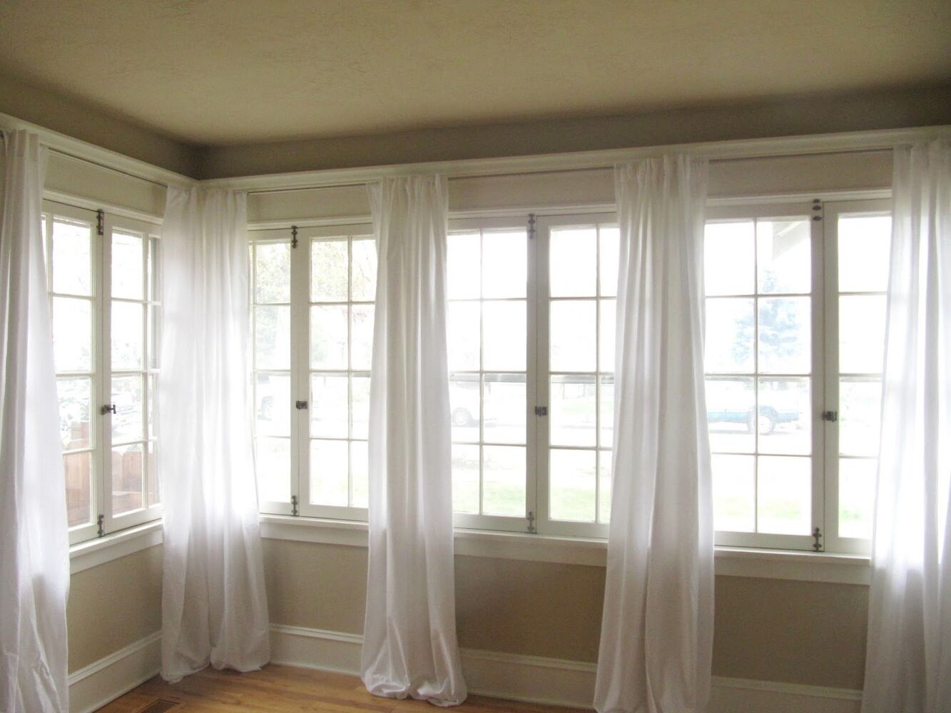 s 15 ways to make your home decor look like you spent hundreds, Choose 5 Cotton Sheets For Curtains