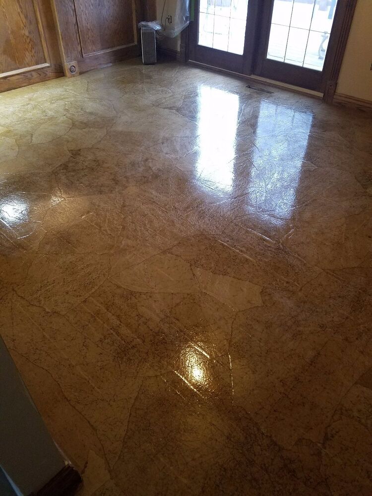 s 15 ways to make your home decor look like you spent hundreds, Get A Crackled Effect To Your Flooring