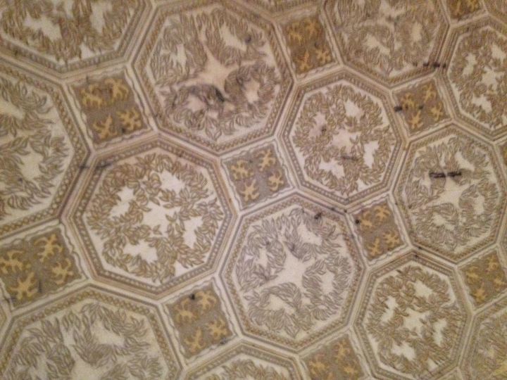 q how can you cover an outdated linoleum when you rent house