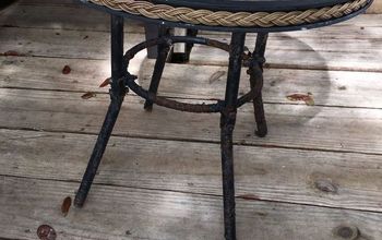 Don't Throw Your Rusty Patio Table Away! Make It Multifunctional!!