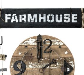 how to make a free farmhouse clock from scrap wood