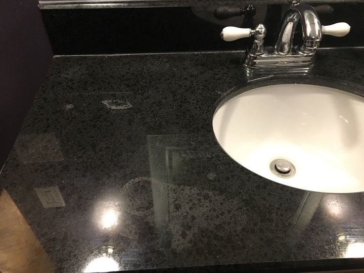 How Can I Repair Cover Up A Stain On Granite Made From Clr