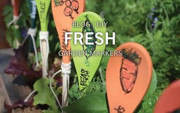 DIY How-to: Non Fade Garden Markers