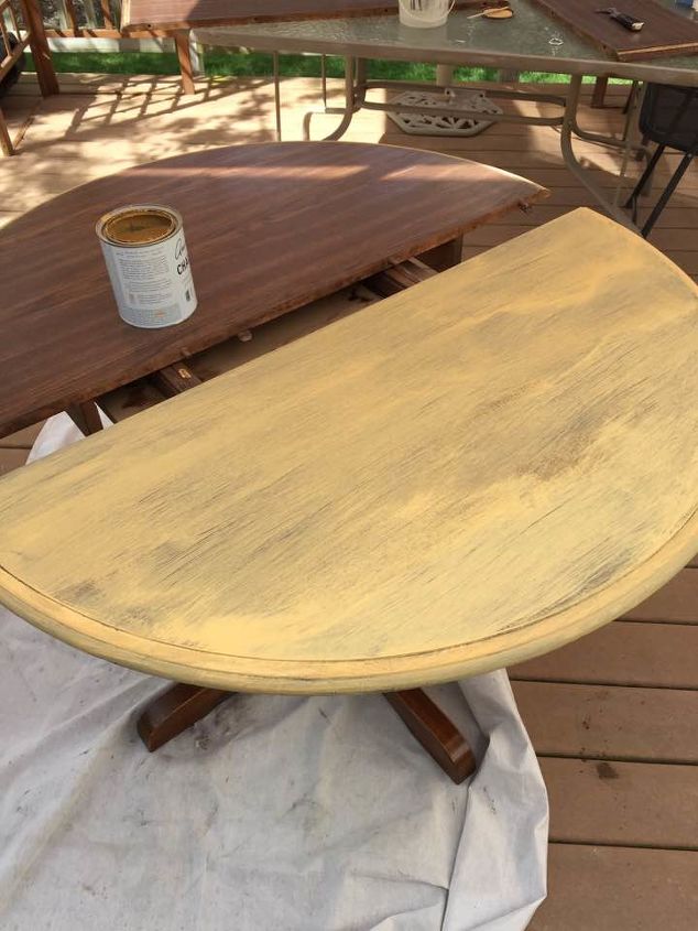 painting laminate veneer french country table