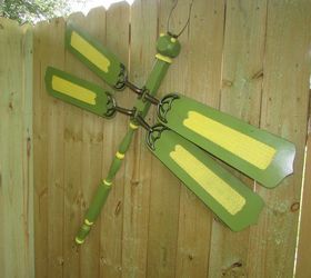 How To Make A Dragonfly Out Of Ceiling Fan Blades Hometalk