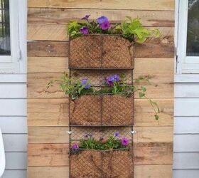 pallet wood vertical planter