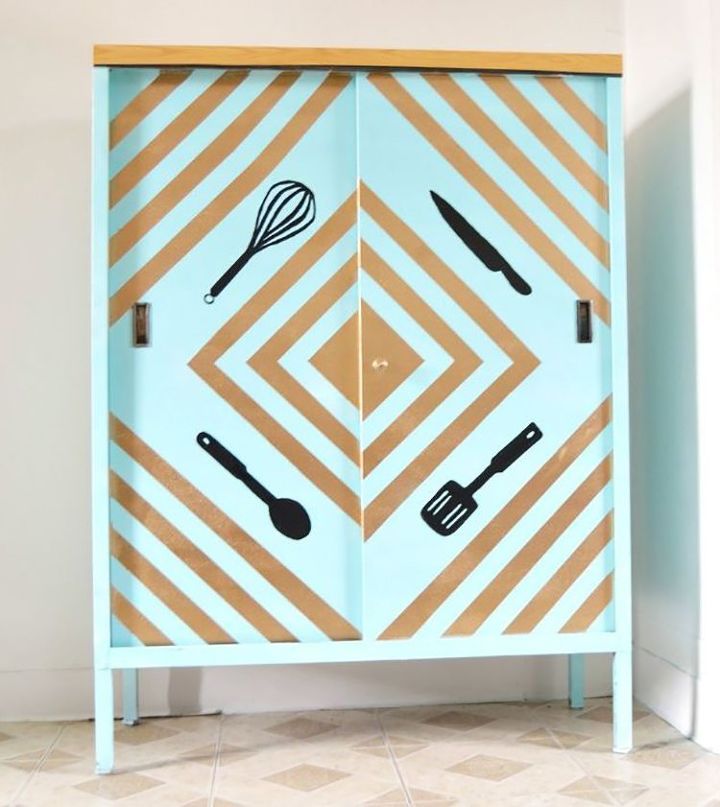 s 11 storage hacks that will instantly declutter your kitchen, Give your cabinet a makeover