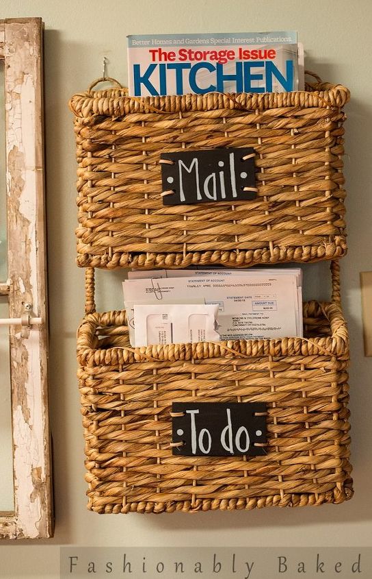 storage hacks that will instantly declutter your kitchen, Make a kitchen wall organizer