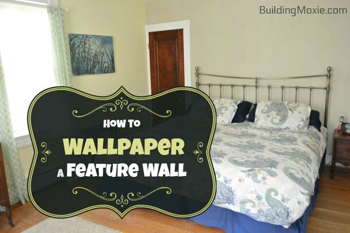hanging wallpaper on a feature wall a fix for troubled plaster