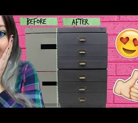 s post, Makeover A Filing Cabinet With Craft Boards