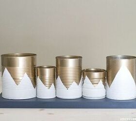 s post, Craft Tin Cans Into Pencil Holders With Spray