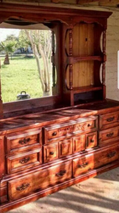 dresser hutch makeover