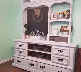 Bedroom hutch deals dresser