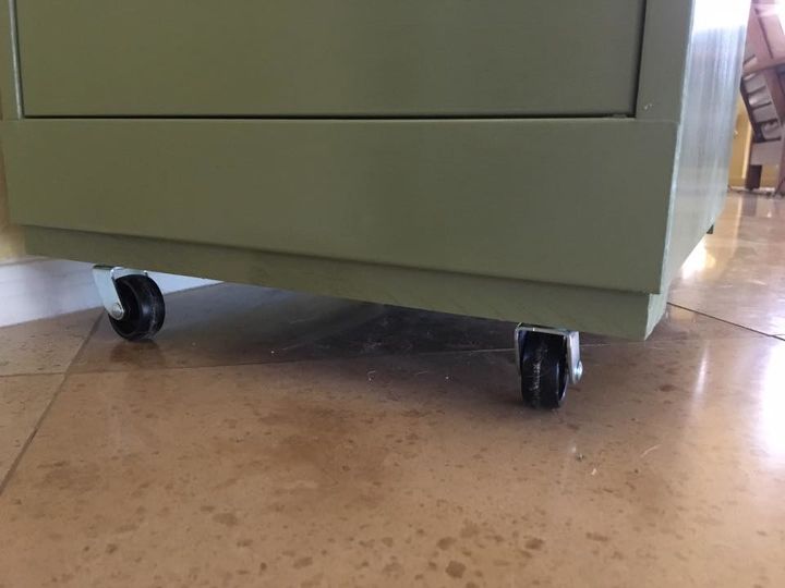 How A Old Metal File Cabinet Turned Into Trash Bin Holder Hometalk