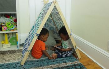 DIY TeePee Tent for Kids or Pets!