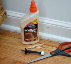 31 tricks to help you fix the wood in your home, Fill A Hole In The Wall With Glue