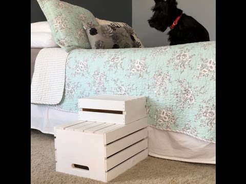 10 clever crafty ways to transform crates, Help Your Dog Reach Anything With Stairs