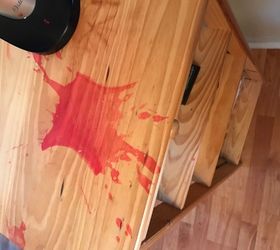 Remove wax sale from wood
