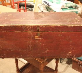 antique trunk makeover great for storage