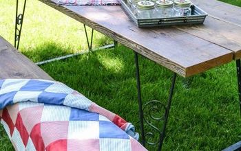 Curbside Junk Becomes Beautiful Picnic Table!!!!
