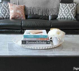s 31 astounding things you didn t know you could do with contact paper, Make your IKEA coffee table look upscale