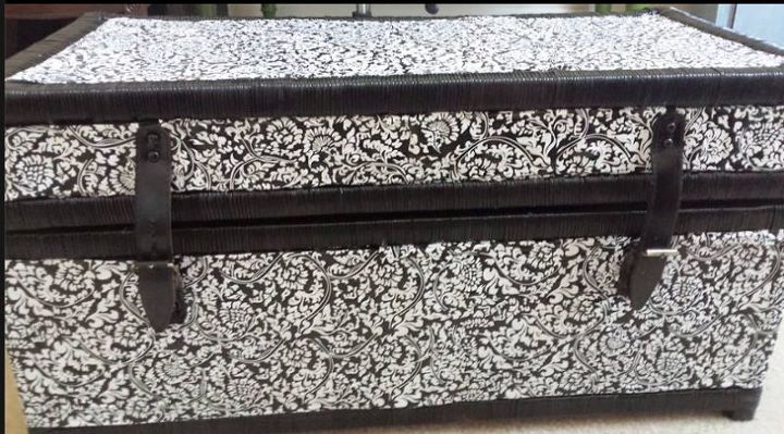 s 31 astounding things you didn t know you could do with contact paper, Upgrade a boring brown wicker box