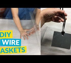 16 brilliant wire basket hacks everyone s doing right now, DIY Your Own Basket With Chicken Wire