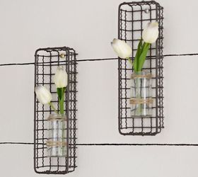 16 brilliant wire basket hacks everyone s doing right now, Use 2 50 Baskets For Floral Farmhouse Decor