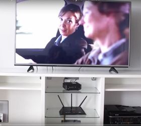 easy steps to glam up your tv stand with mirrors huge difference