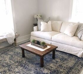 farmhouse living room makeover with before and afters