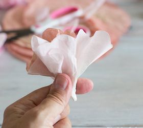 how to make paper flowers from coffee filters