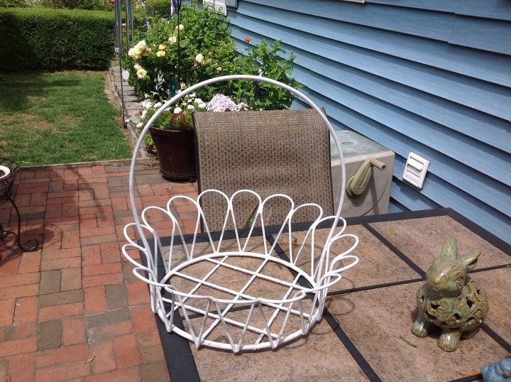 q i have a large heavy wire basket and would like ideas to use it