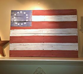 31 unusual flag ideas that actually look amazing, Make a wooden flag from pallets