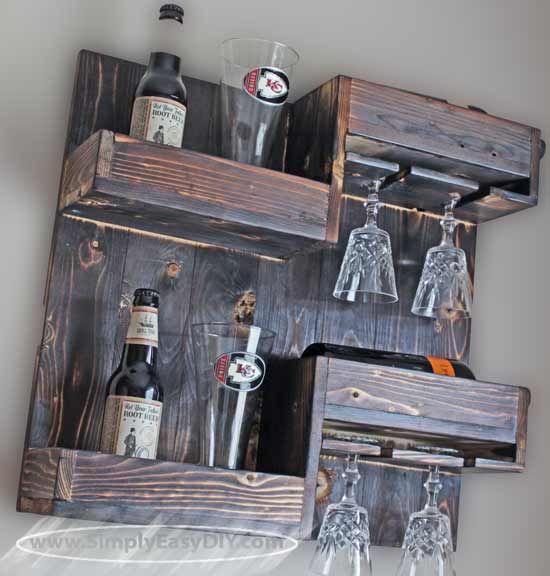 s heartwarming diy gifts ideas for your dad on his big day, Build A Rack For His Favorite Brew