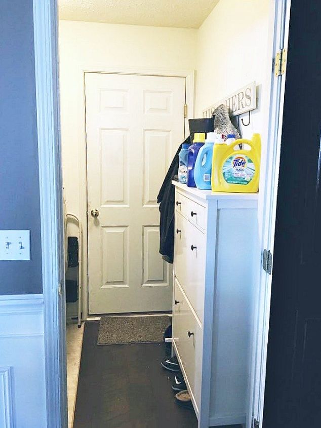 tiny laundry room remodel