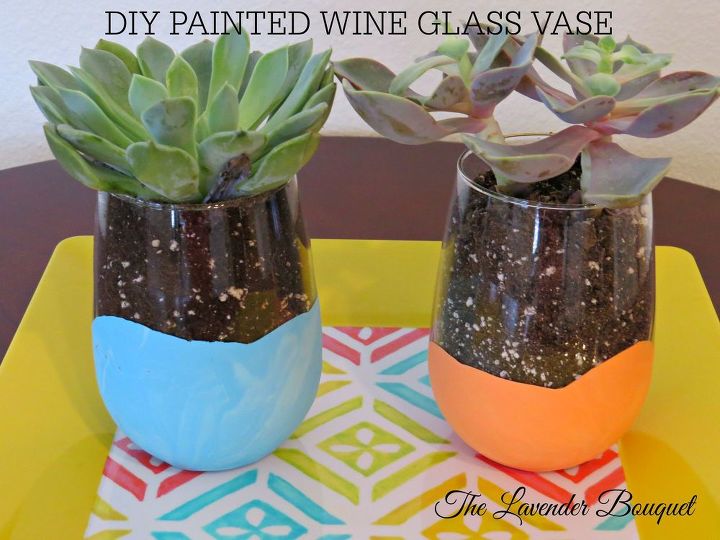 s 15 cheeky ideas perfect for vino crafters, Make A Home For Succulents In A Glass