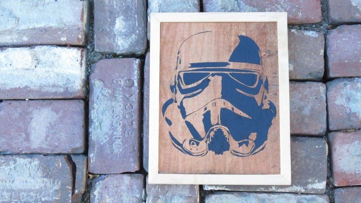 simple diy wall art from reclaimed plywood and flooring
