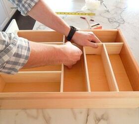 diy custom wooden drawer organizers