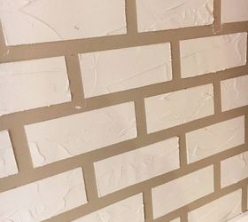 faux brick tutorial using joint compound