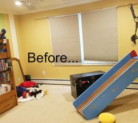 s 15 makeovers that will make you rethink your bedroom, Paint Over Stencils To Makeover A Boy s Room