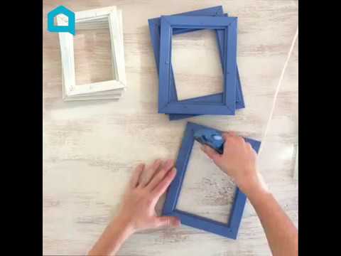s 10 home decor projects you can do in under 30 minutes, Spray Paint Lanterns Made From Frames