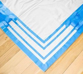 drop cloth rug