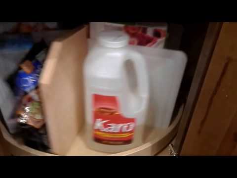 s 15 organizing hacks to help clean up your kitchen, Organize Snacks With A Lazy Susan