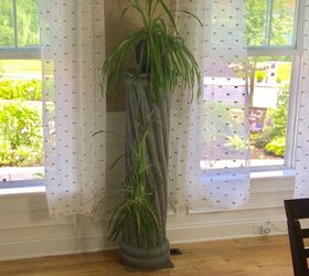 How to Make a DIY Faux Stone Column Using Pool Noodles
