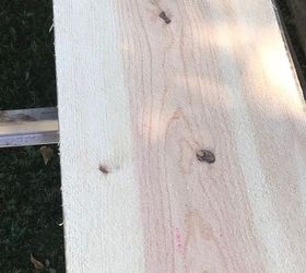 how to distress and finish wood beams in 3 steps, Pine cut to size